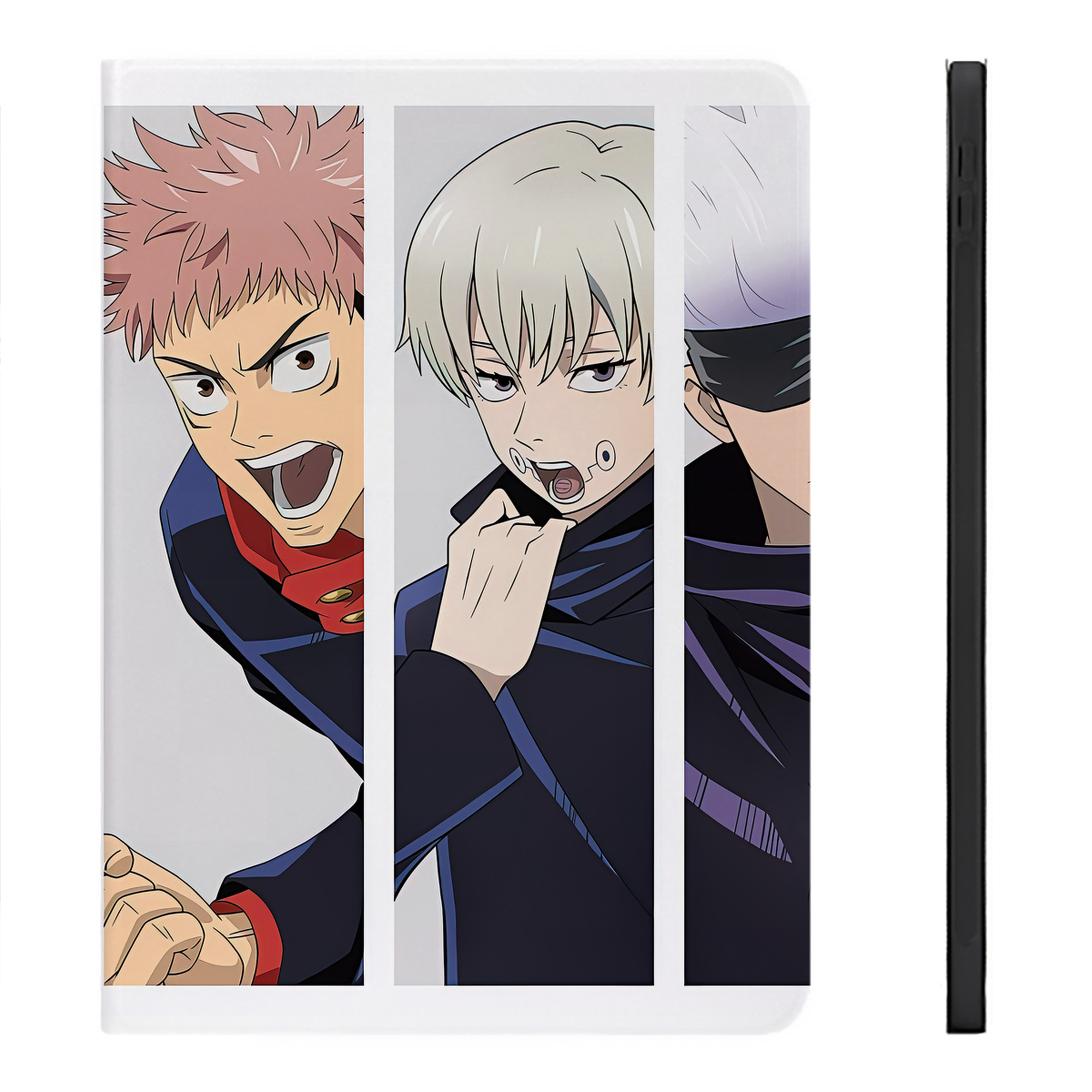 （画像用） 呪術廻戦 Jujutsu Kaisen IPadケース ペンホルダー付き ブックスタイルデザイン